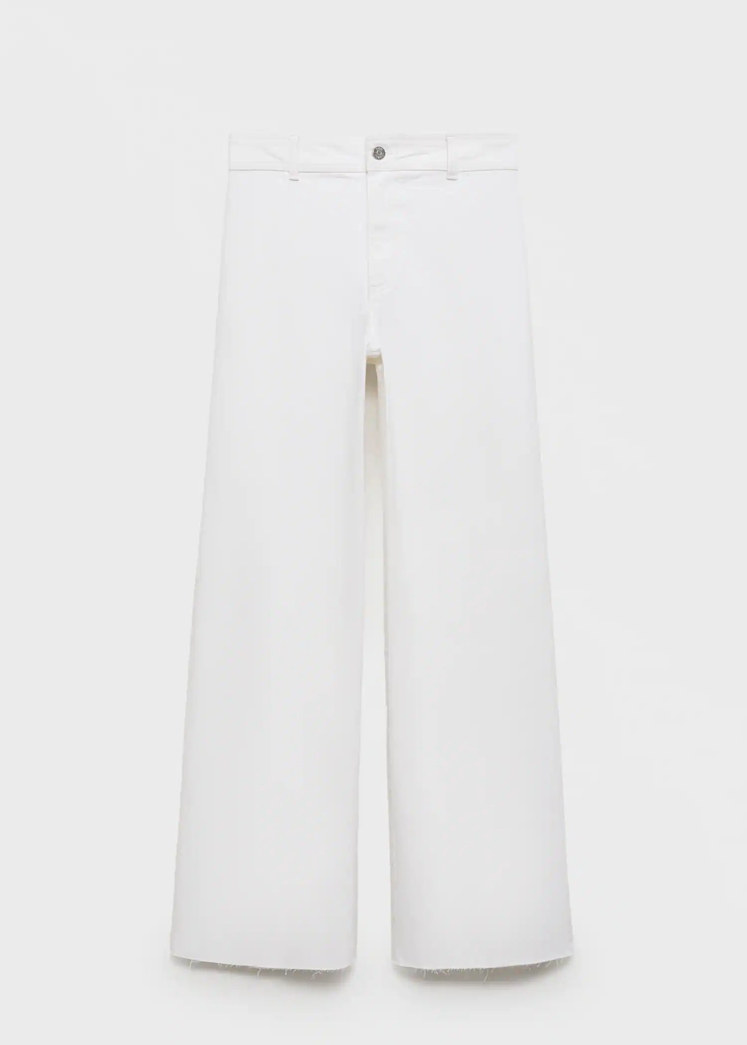 WHITE CULOTTE JEANS